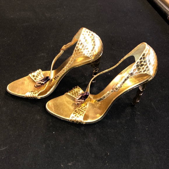 Gucci Tom Ford Farewell Rare Snake Python Heels - Picture 6 of 8